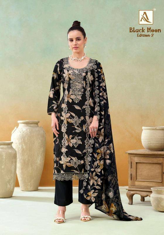 Alok suits black moon vol-2 Latest dress materials in Surat